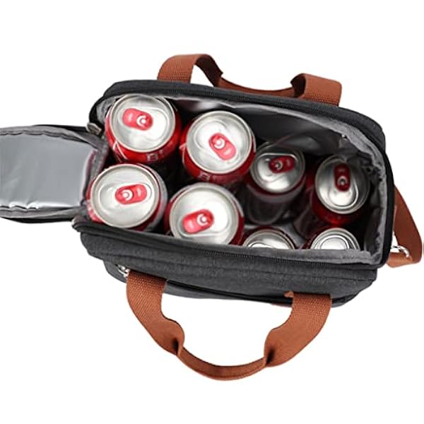 MJWDP Läcksäker matkasse Stor kapacitet Platt mun Enkel vattentät isolering Bärbar matkasse Lunchkasseväska